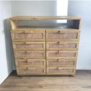 Cómoda (10 cajones ) con esterilla