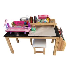 Alternative view of Escritorio infantil creativo con biblioteca